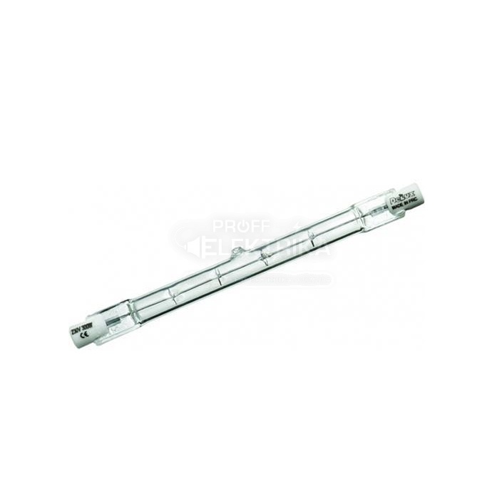 Фото Лампа галогенная линейная J118 mm., 200W, 220V,  DELUX