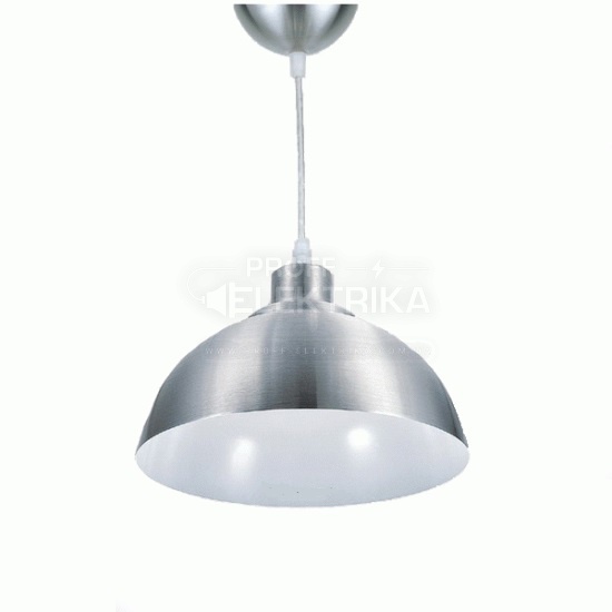 Фото світильник підвісний хром Е-27 D-252*162 мм. DELUX