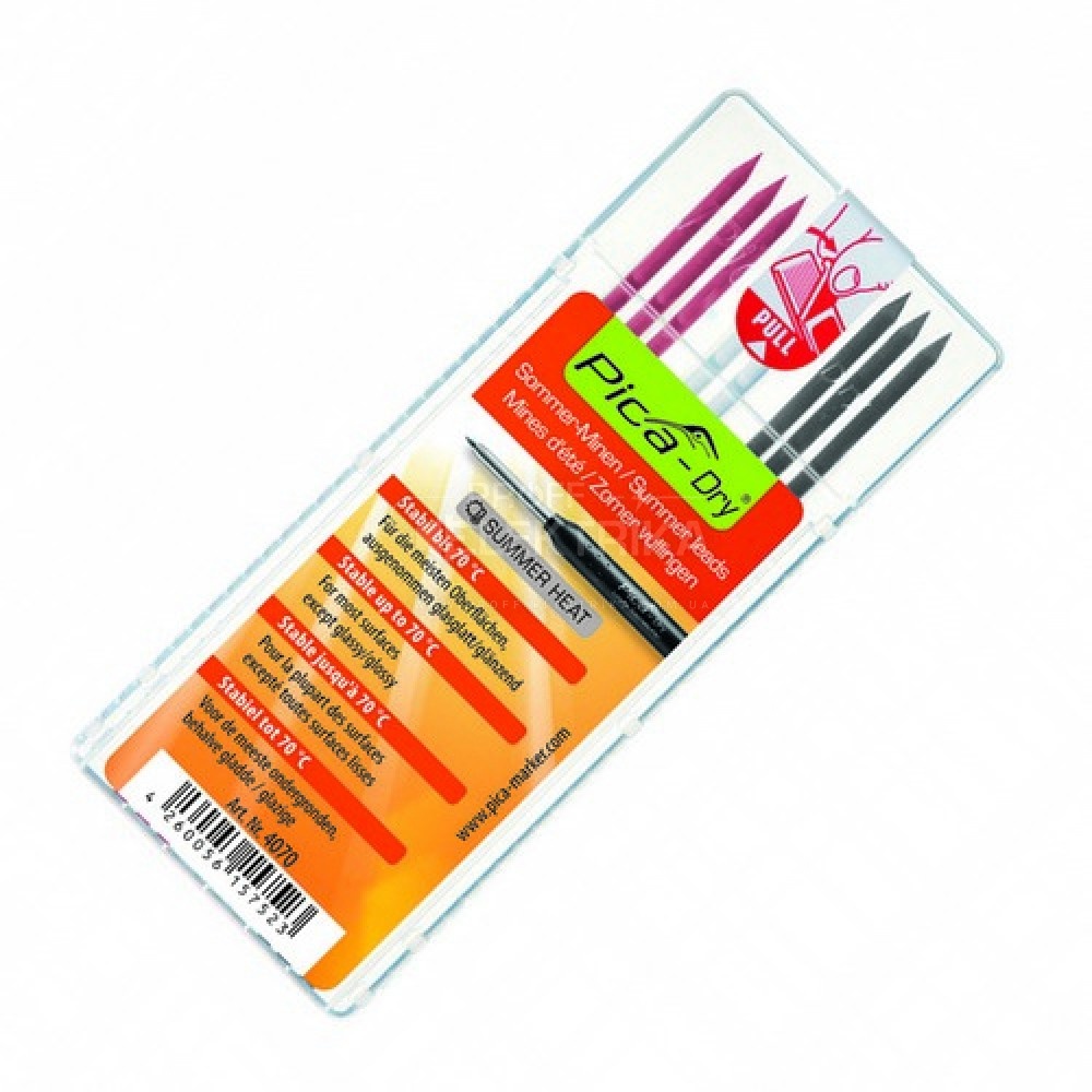 Фото Змінні грифелі кольорові Summer leads 4070 PICA DRY