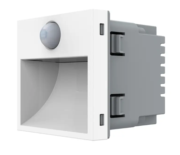 Фото Механизм светильника для лестницы Подсветка пола с датчиком движения белый Livolo