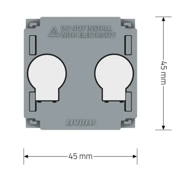 Фото 5 Механізм сенсорний прохідний/перехресний диммер 2 сенсора Livolo