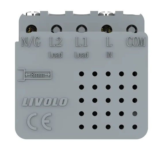 Фото 4 Механізм розетка USB Type-C з Power Delivery 45W білий Livolo