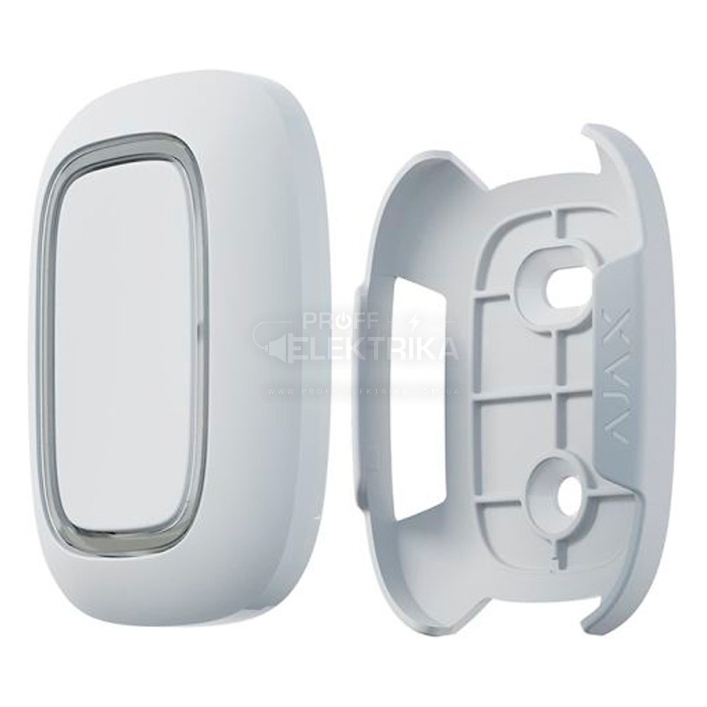 Фото 3 Держатель для фиксации Ajax Button или DoubleButton на поверхностях белый