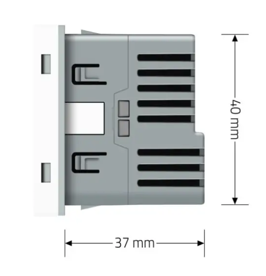 Фото 6 Механізм електрична розетка з USB Type-C Power Delivery 18 Вт білий Livolo