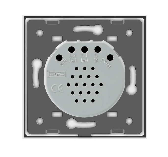 Фото 3 Сенсорний диммер 2 сенсора біле скло Livolo