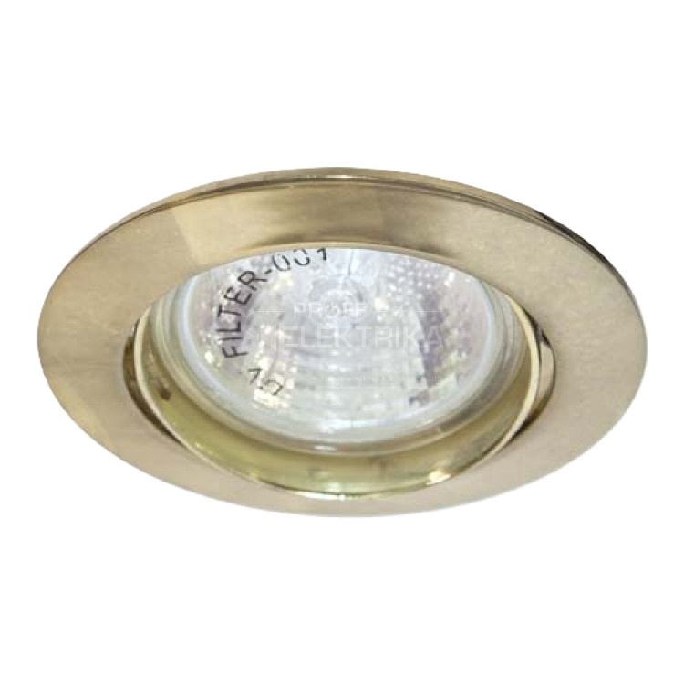 Фото Встроенный светильник Feron DL308 под лампу золото