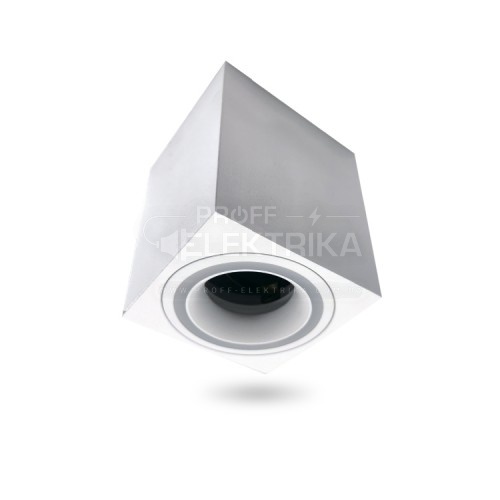 Фото Светильник накладной белый квадрат MR16 GU-10 FERON