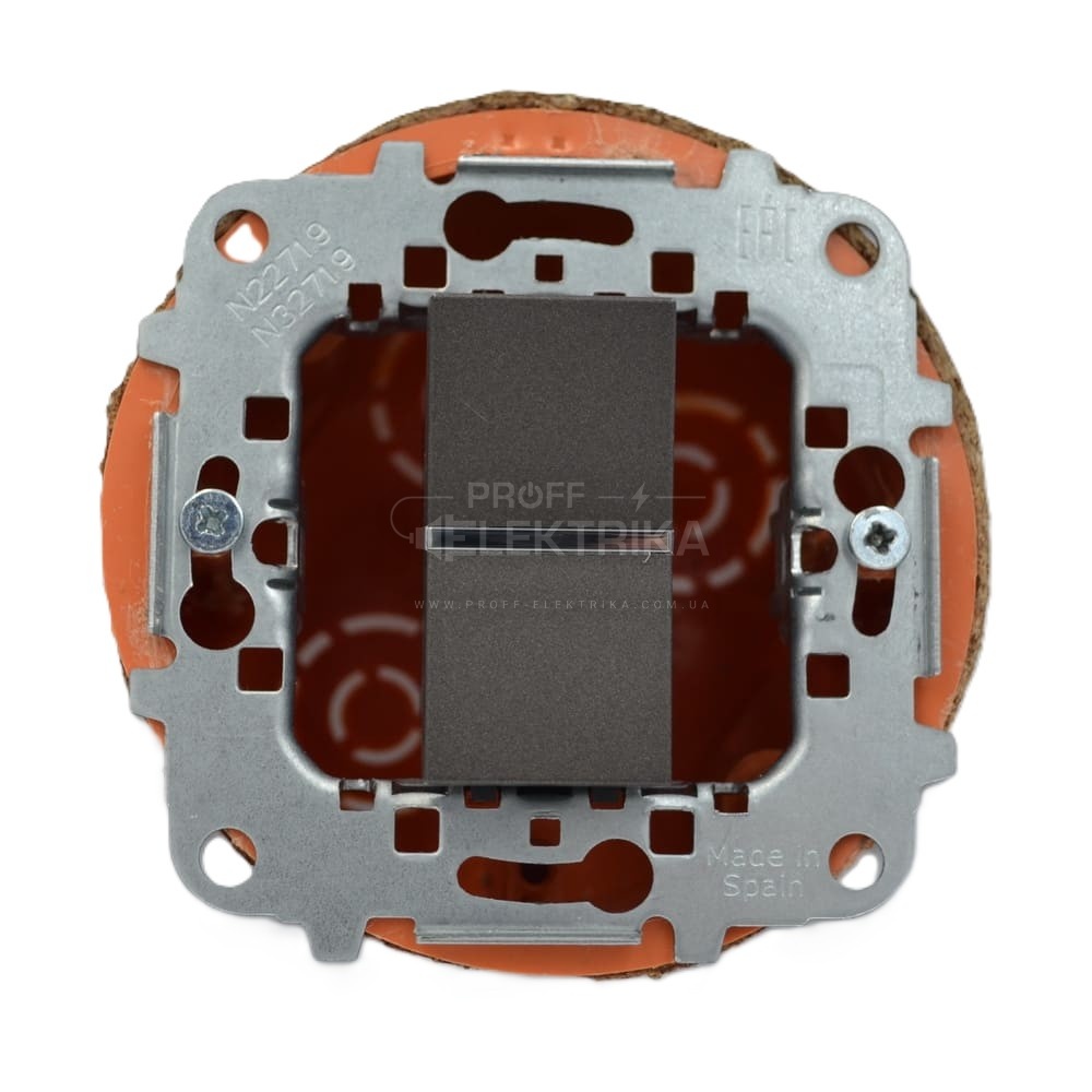 Фото 4 Выключатель Zenit антрацит одноклавишный проходной 2CLA210200N1801 ABB