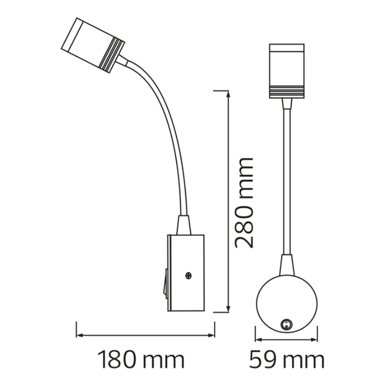 Фото 2 Светодиодная подсветка зеркал-картин TURNA 3W Серебряный HOROZ