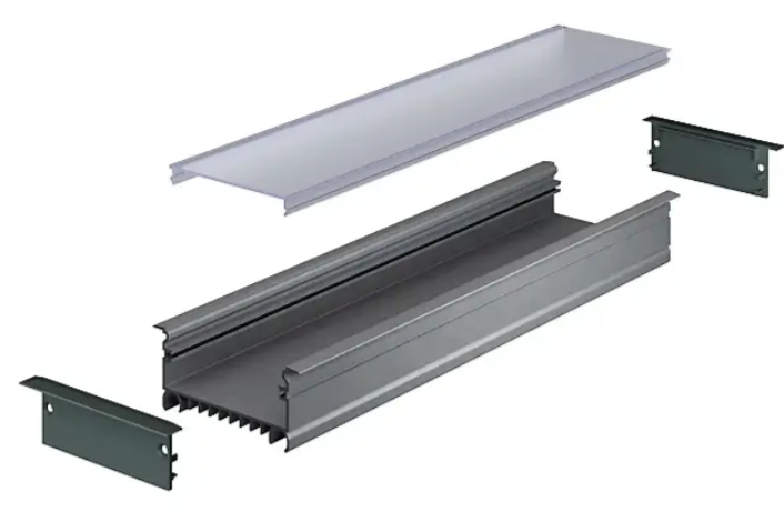 Фото 2 Профиль врезной LSV-70 70*40 2м + рассеиватель