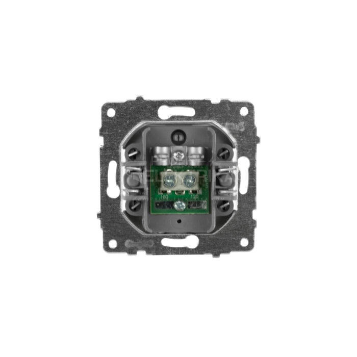 Фото 2 Механизм розетки TV проходной Белый GRANO