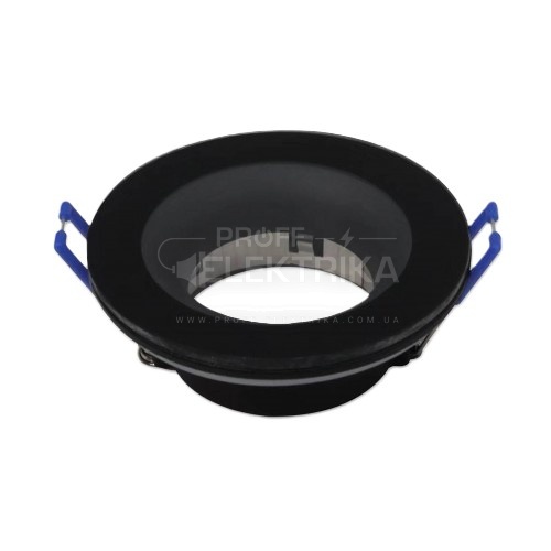 Фото Светильник под лампу MR-16 со стеклом KAKTUS-R черный IP65 HOROZ