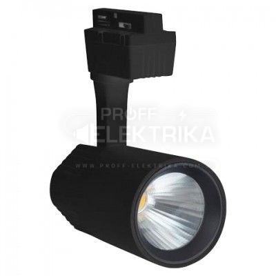Фото Светильник трековый COB LED 30W 4200К Черный VARNA-30