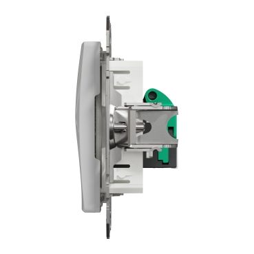 Фото 2 Разъем RJ45 одинарный CAT5E UTP Алюминий Sedna Design