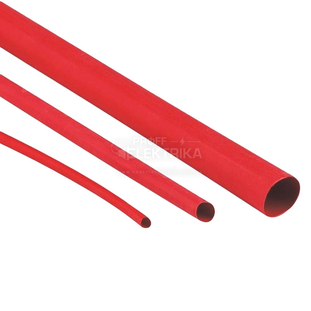 Фото Термоусаджувальна трубка d-20 червона 1м Takel