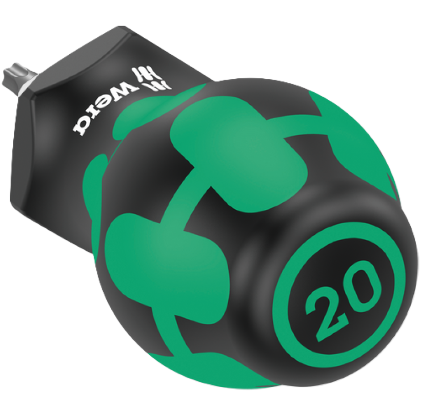 Фото 2 Отвертка для карбюраторов WERA 367 TORX Stubby TX20×54 мм 05008858001