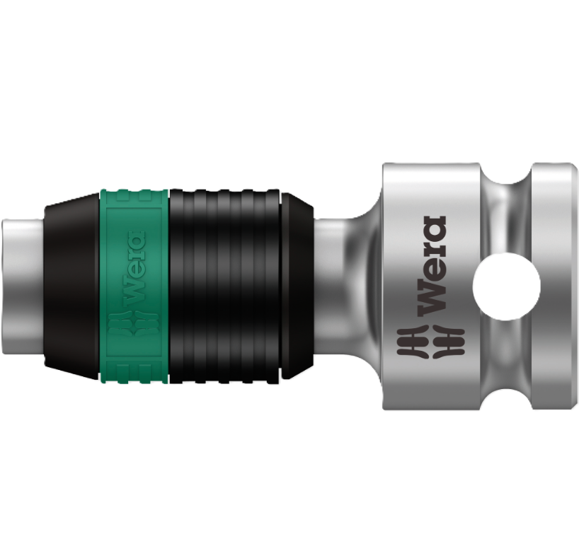 Фото Перехідник-адаптер WERA Zyklop 8784 В1 квадрат 3/8 біта HEX1/4 05003590001