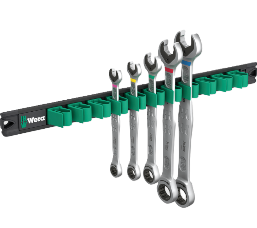Фото 2 Магнітний тримач для гайкових ключів WERA 9610 Joker Magnetic rail 05136413001