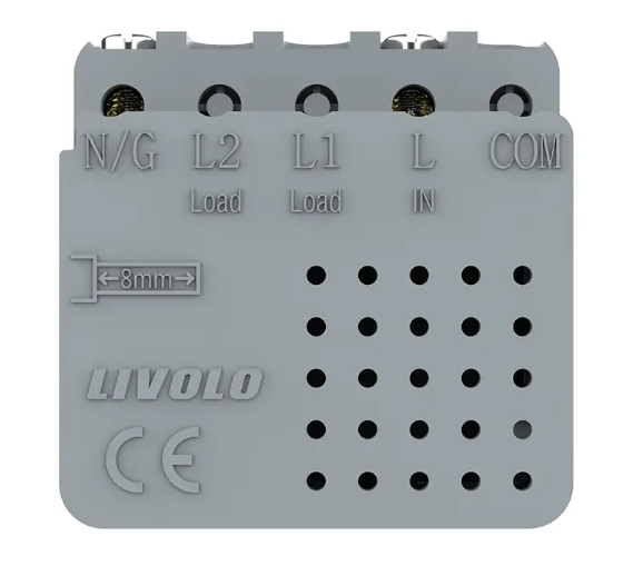 Фото 4 Механізм розетка USB Type-C з Power Delivery 45W чорний Livolo