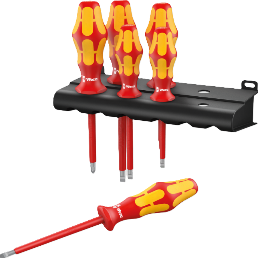 Фото 2 Набір викруток WERA Kraftform Plus 160 i/6 Rack Phillips 05006145001