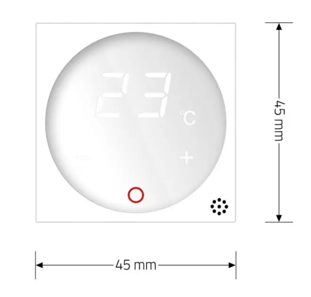 Фото 5 Механизм терморегулятор со встроенным датчиком температуры белый Livolo