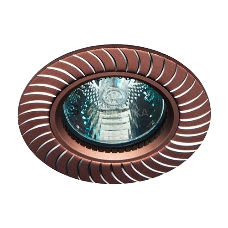 Фото Вбудований світильник Feron GS-M392 під лампу коричневий