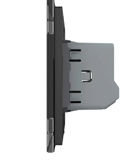 Фото 3 Умный сенсорный димер слайдер ZigBee черное стекло Livolo