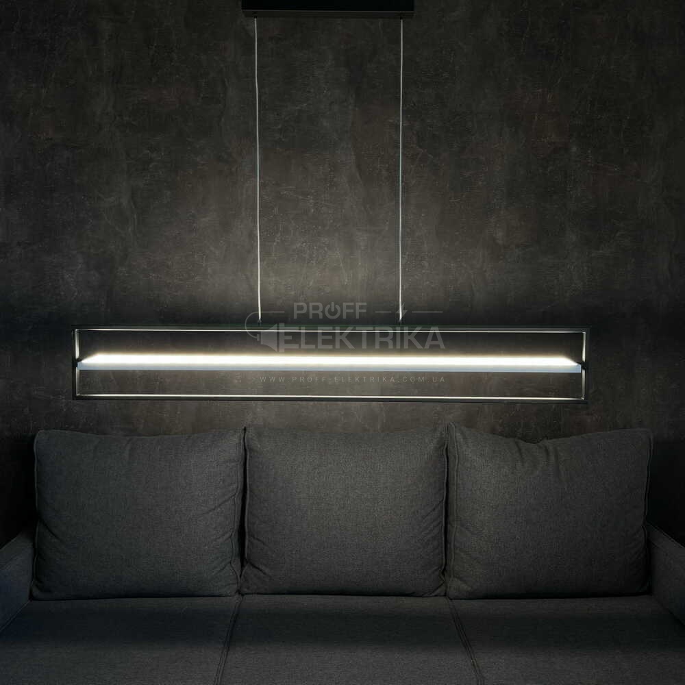 Фото 2 Светильник LED smart PRADA-P пульт 90W 3000-5000K IP20 прямоугольник черно-белый Violux 220735