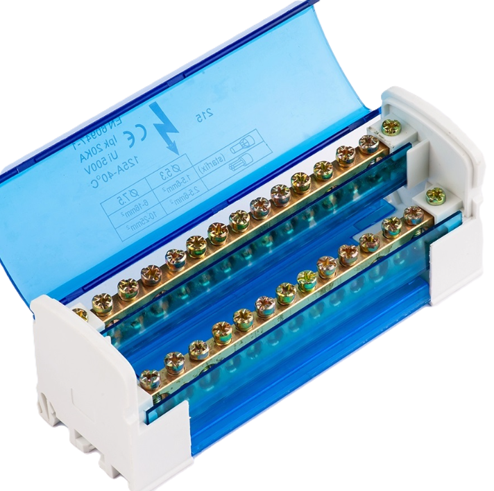 Фото Шина нулевая в корпусе pro-2.15 на DIN рейку 125А TAKEL