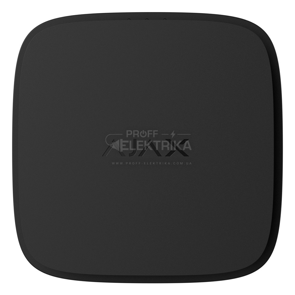 Фото Бездротовий датчик диму, температури та чадного газу Ajax FireProtect 2 RB (Heat/Smoke/CO) чорний