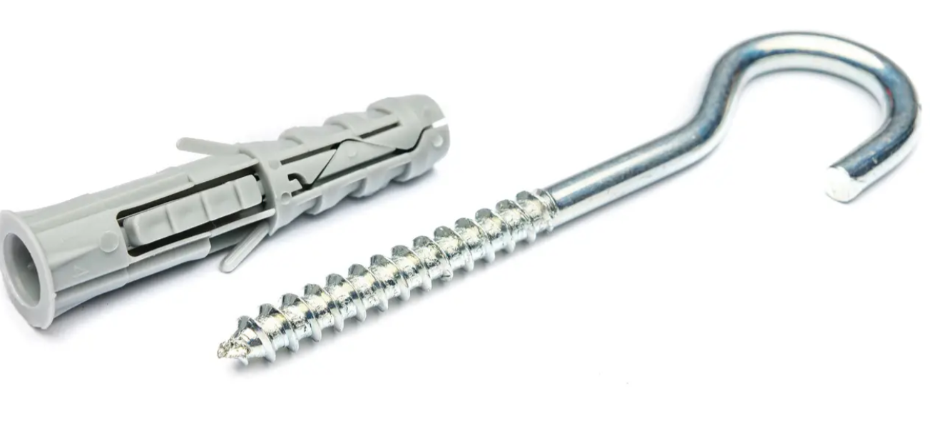 Фото Дюбель розпірний з гаком півколо WX-08 8*40 100 шт/уп.
