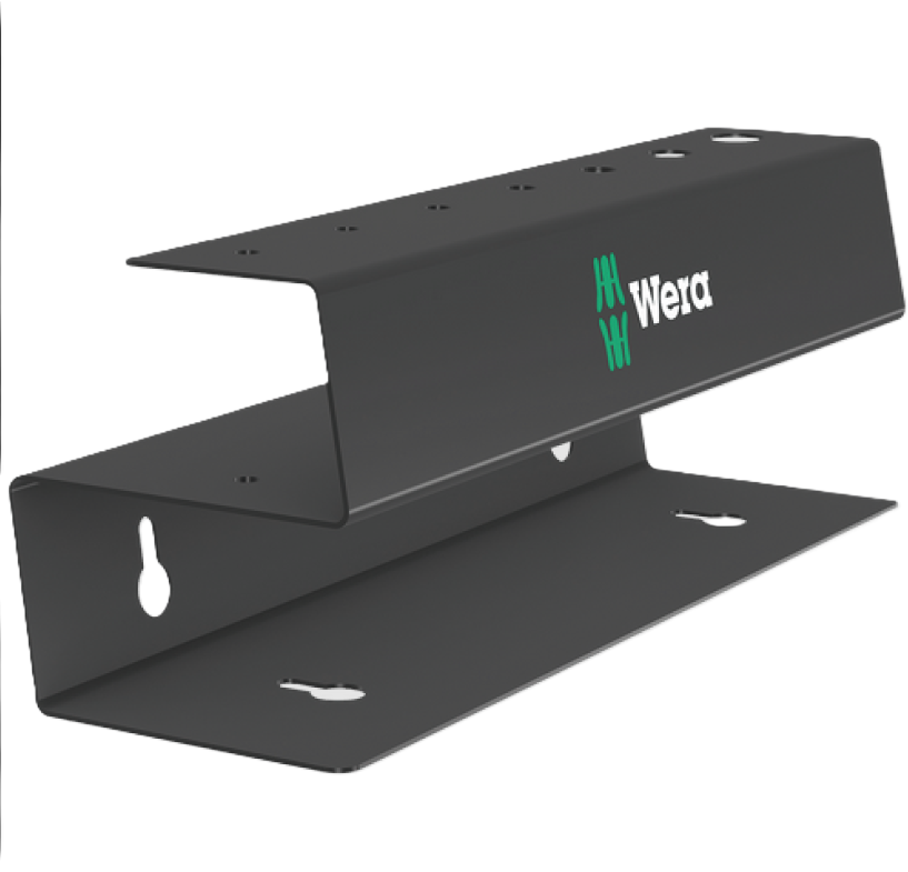Фото Металева підставка Wera 9604 для викруток з поперечною ручкою 7 отворів 214.0×78.0мм 05136424001