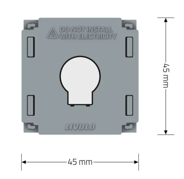 Фото 5 Механізм сенсорна кнопка 1 сенсор 12/24 вольт Імпульсний вимикач Livolo