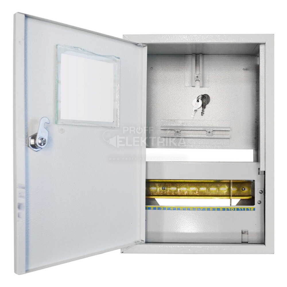 Фото Щит металевий ШМР однофазний 8 модулів накладний Лоза