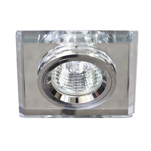 Фото 2 Вбудований світильник Feron 8170-2 під лампу срібло