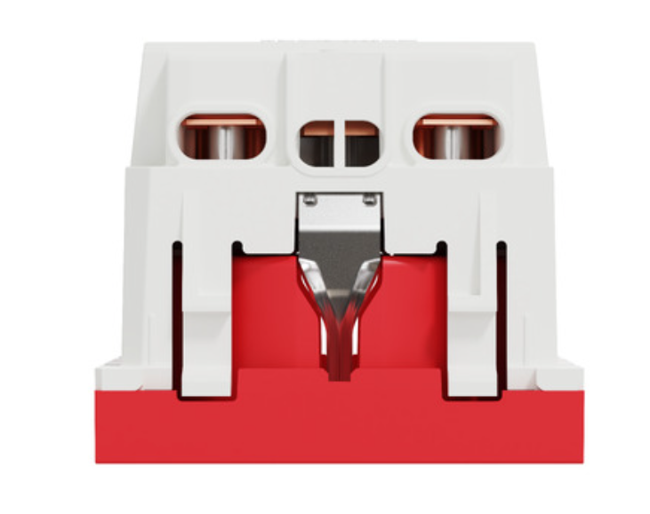 Фото 4 Розетка с заземлением со шторками винтовый зажим 16 А красный UNICA NEW Schneider Electric