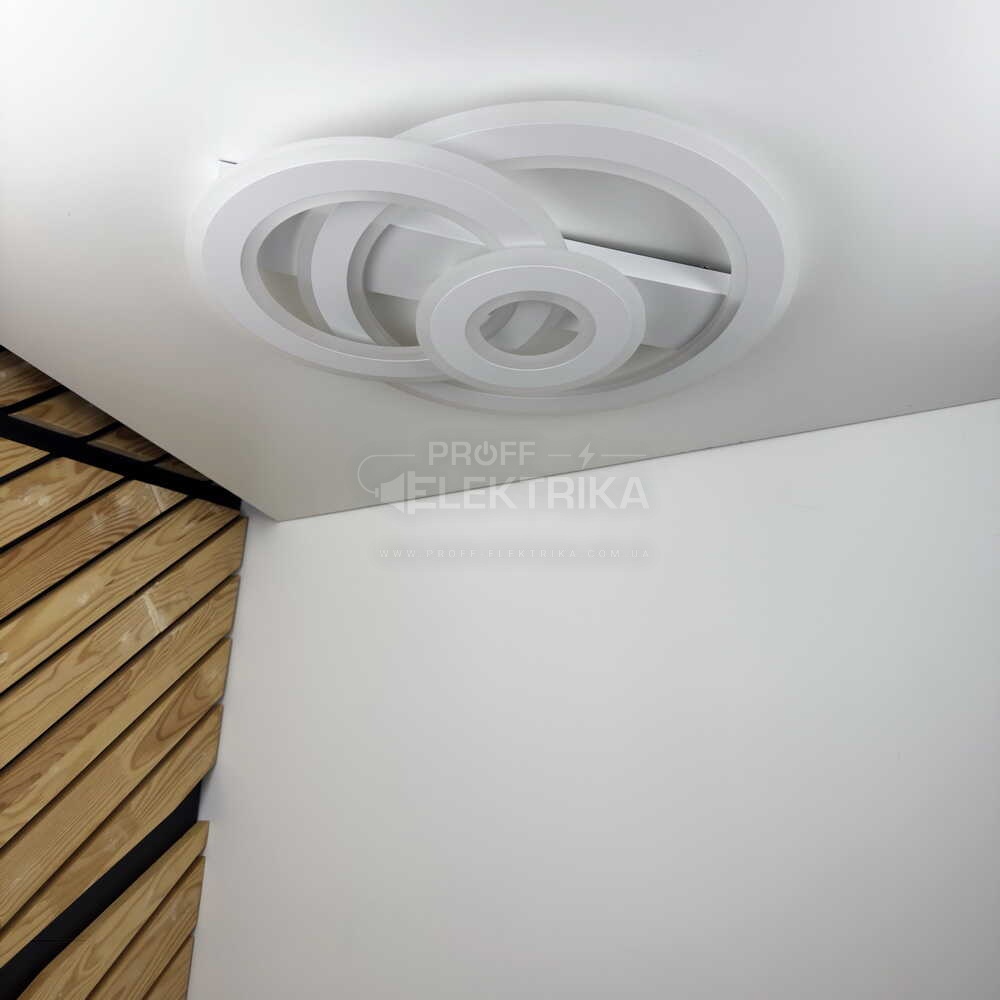 Фото 5 Світильник LED smart PHANTOM пульт 120W біле коло Violux 220535