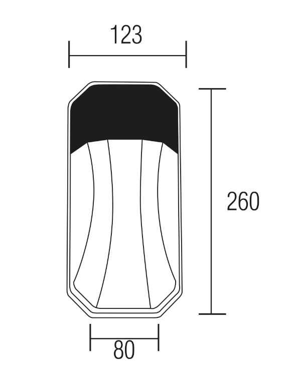 Фото 2 Светильник садово-парковый CRUZ 24W 4200K черный HOROZ 076-063-0024-010
