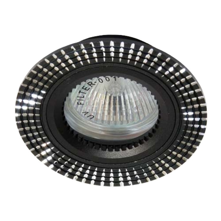 Фото Вбудований світильник Feron GS-M369 під лампу чорний