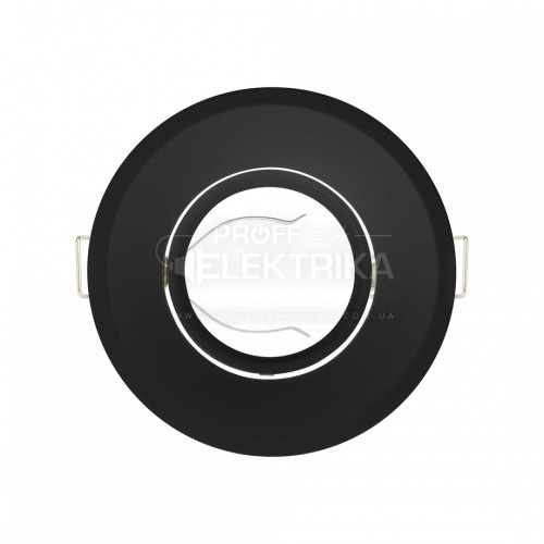 Фото 2 Світильник точковий поворотний MEYAN-R чорний 50W MR16 HOROZ