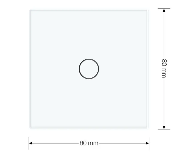 Фото 5 Розумний сенсорний Wi-Fi вимикач 1 сенсор біле скло Livolo