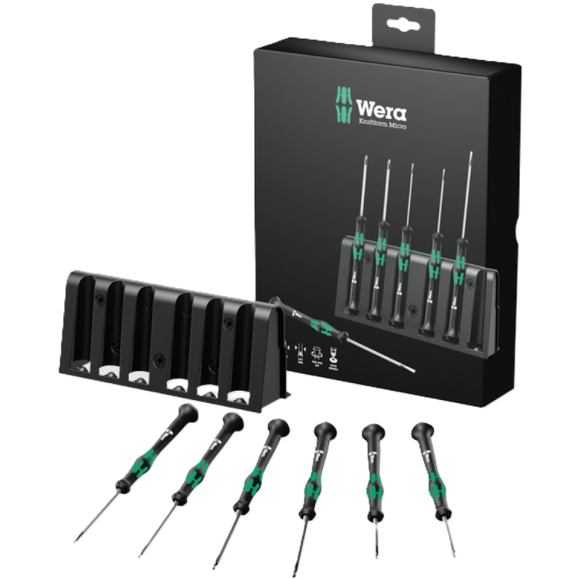 Фото 2 Набір викруток для електронників WERA 2052/6 05118156001