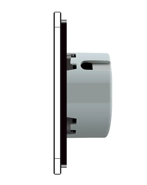 Фото 3 Сенсорный выключатель 5 сенсоров 1-1-1-1-1 черное стекло Livolo