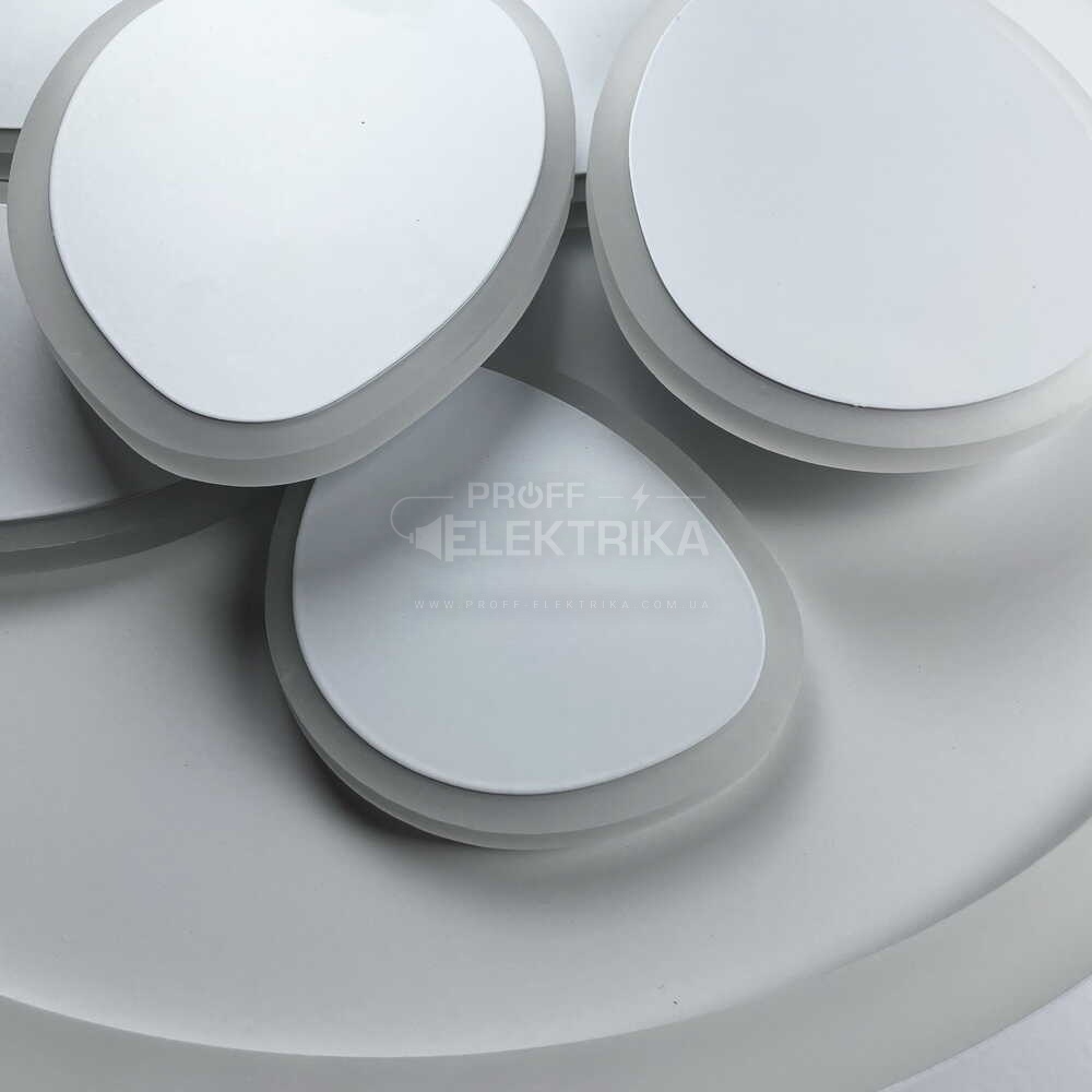Фото 4 Світильник LED smart OREO пульт 110W 3000-6000K IP20 біле коло Violux 220385