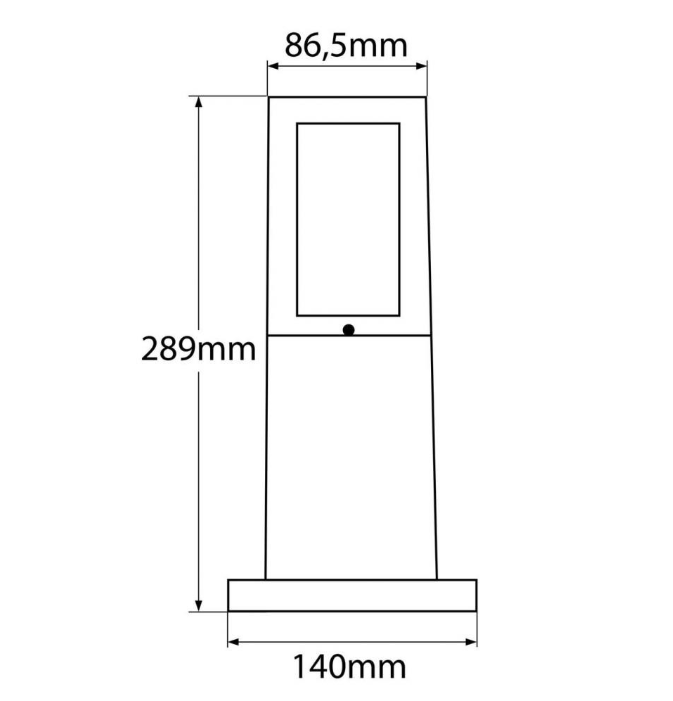 Фото 2 Светильник садово-парковый CINAR-1 Е27 черный HOROZ ELECTRIC 400-010-134