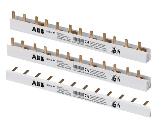 Фото Шина соединительная штырь 2P 63А 12 модулей PIN BML11212 ABB
