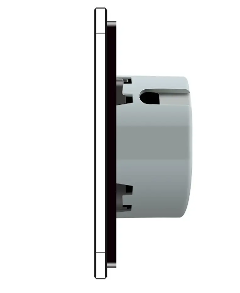 Фото 3 Бесконтактный выключатель 3 сенсора 1-1-1 черное стекло Livolo