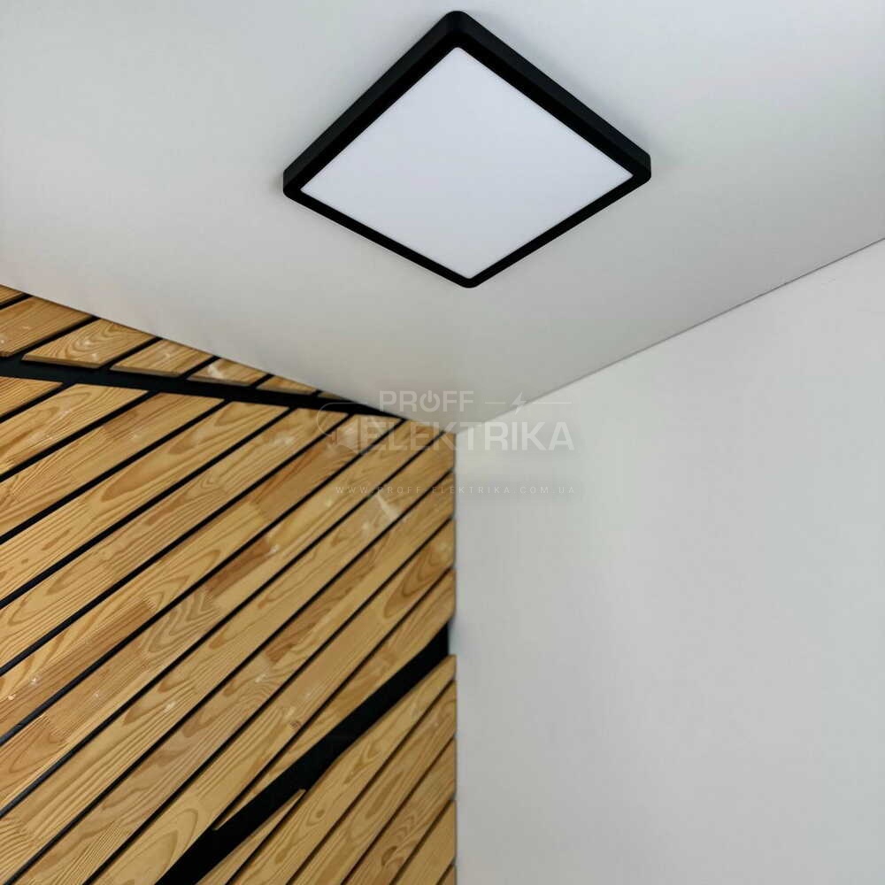 Фото 4 Светильник LED MILLENNIUM 26W 5000K квадрат черный Violux 352226