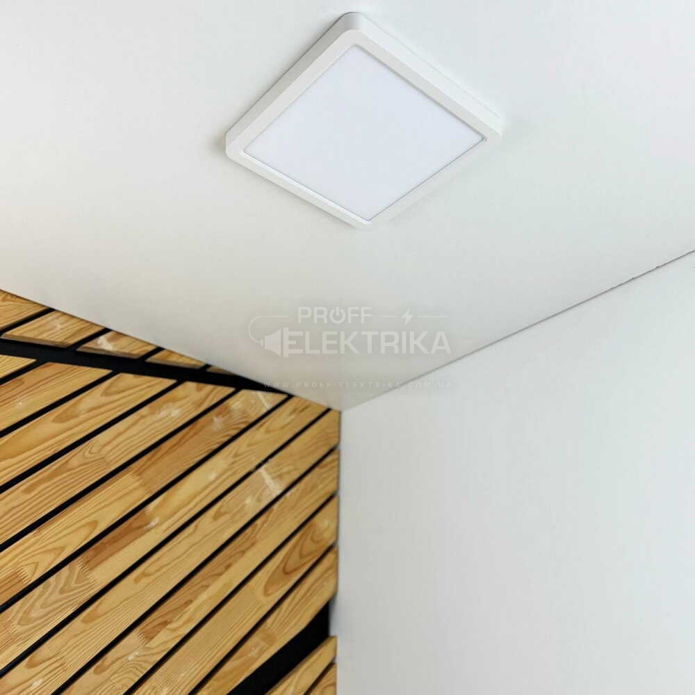 Фото 4 Светильник LED MILLENNIUM 20W 5000K квадрат белый Violux 352120