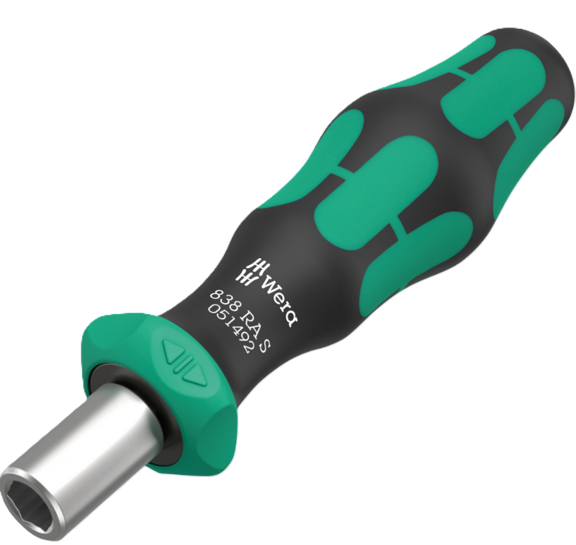 Фото 2 Ручка-бітоутримувач з тріскачкою WERA 838 RA S 05051492001